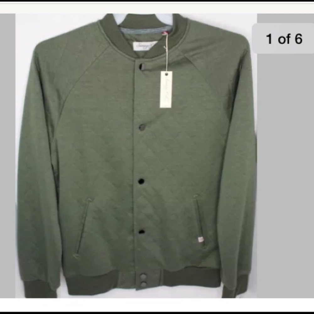 NWT Sovereigns Code Bomber olive green jacket Sz M